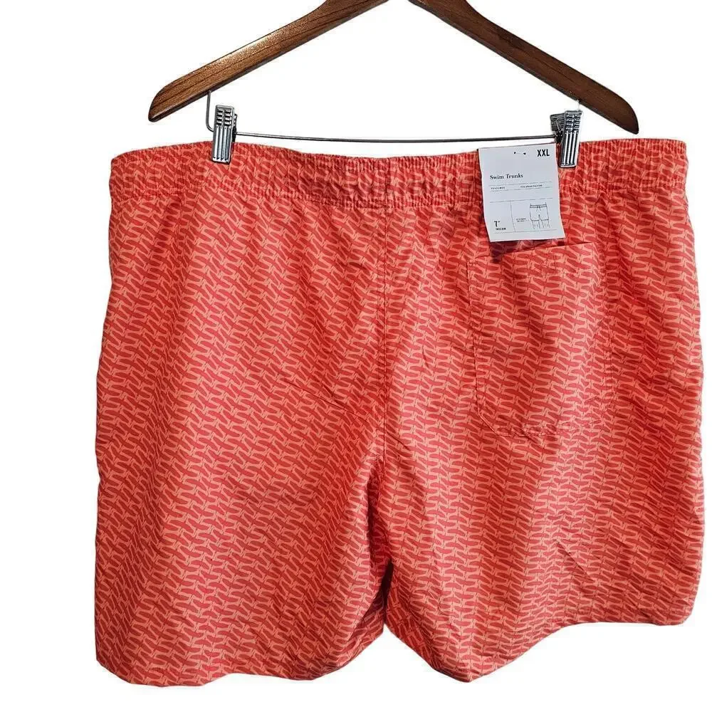 Goodfellow & Co Swim Trunks Mens Size XXL Orange Swim Shorts 7